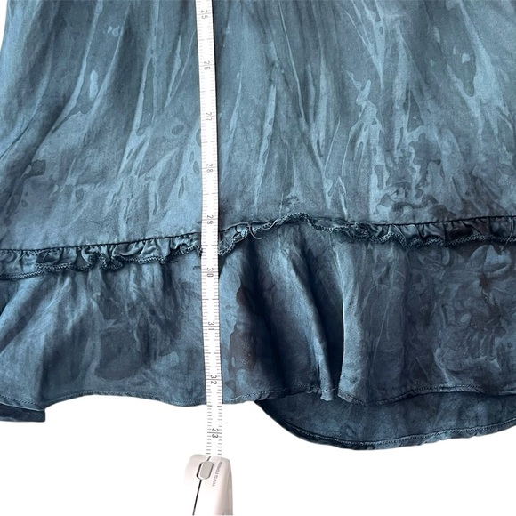 Olivaceous Teal Space Dye Mini Dress - Picture 4 of 6